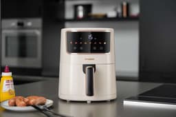 Hyundai Electronics - Digitale airfryer met Kleurendisplay - 4.2 Liter - Wit Rosegoud — thumbnail 7