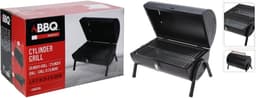 Houtskoolbarbecue - Cilindervorm - Tafelmodel - Mat Zwart — thumbnail 3