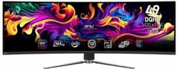 MSI MPG 491CQP QD-OLED - Curved Ultrawide Gaming Monitor - 144 Hz - USB-C PD 90W — thumbnail 4