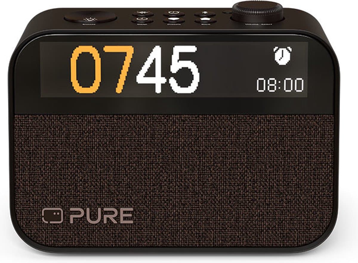 Pure Moment Coffee Black klokradio — afbeelding 1