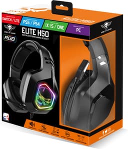 Spirit of Gamer Headset – Gaming Headset – Met Microfoon – Geschikt voor Ps4/Ps5/Xbox/Pc/Nintendo Switch - Buigbare Microfoon – Kabellengte 1.20m – Zwart — thumbnail 5