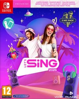 Let's Sing 2025 + 2 Microfoons - International Edition - Nintendo Switch — thumbnail 2