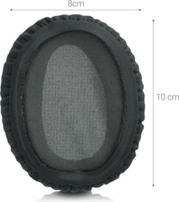 kwmobile 2x oorkussens geschikt voor Sony WH-CH700N - Earpads voor koptelefoon in donkergrijs — thumbnail 5