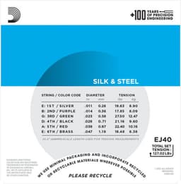 D'Addario EJ40 Silk&Steel Folk Snaren (11-47) — thumbnail 3