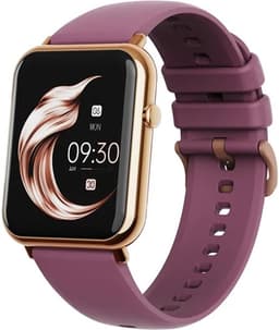 Belesy® QUOTE – Smartwatch Dames – Smartwatch Heren – Horloge – 1.69 inch Kleurenscherm – Stappenteller – Hartslagmeter – Bloeddrukmeter – Temperatuurmeting – Slaapmonitor – Sportmodus – Persoonlijke Wijzerplaat – Bluetooth 5.2 – Paars Goud — thumbnail 1