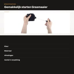 Terugslagstarter Betrouwbare Start - Grasmaaier - Bosmaaier - Kunststof - 100% Nieuw - Sterk en Duurzaam - Trekstarter — thumbnail 3