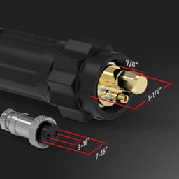 YESWELDER 150A Spool Gun 3 m, Aluminium Welding Gun Euro Connection - ShopVlot — thumbnail 5