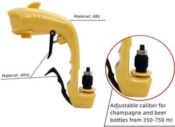 Solidchoice - Champagne Spray Gun voor Feesten en Vieringen — thumbnail 5