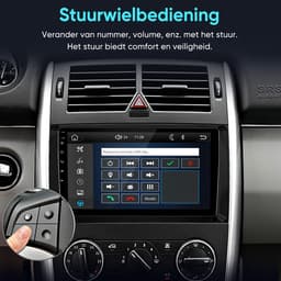 Cestovet LINUX Autoradio - Draadloos Apple CarPlay Android Auto - Bluetooth Radio - Geschikt Voor Mercedes Benz W169 W245 B200 W906 — thumbnail 5