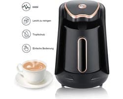 LISM-Koffiemachine, elektrische koffiemachine, 600 watt, 300 ml, capaciteit voor 4 kopjes, met overloopbeveiliging en droogkookbeveiliging.