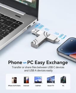 Externe SSD - Draagbare Schijf - Snelle Data Opslag - Hoge Leessnelheid - 512 GB - Metaal — thumbnail 4