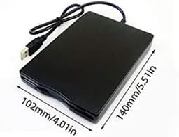 Externe Diskette - Draagbare FDD - Gegevens Overzetten - USB Aansluiting - 35 inch - Zwart — thumbnail 4
