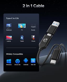 Externe SSD - Draagbare Harde Schijf - Bestanden Opslaan - Snelle Overdrachtssnelheden - 256 GB - Grijs — thumbnail 3