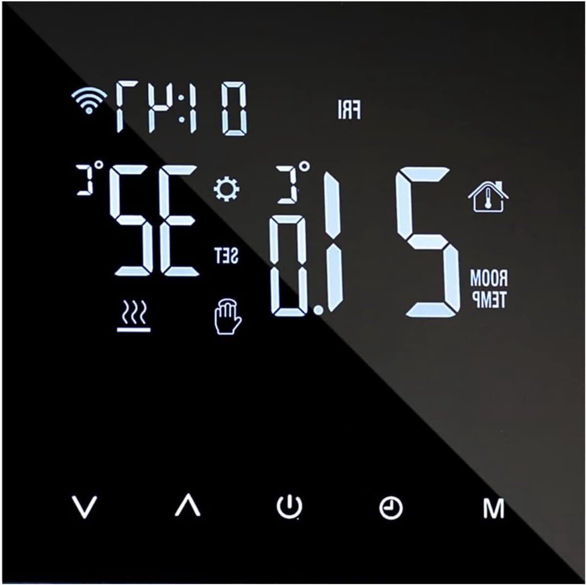 Slimme Thermostaat - Digitale Temperatuurregelaar - Comfortabel Huis - App Bediening - 10 x 95 x 65 cm - Wit — afbeelding 1