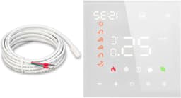 Slimme Thermostaat - Verwarming Regelaar - Energie Besparen - App en Spraakbesturing - 16 A - Wit — thumbnail 1