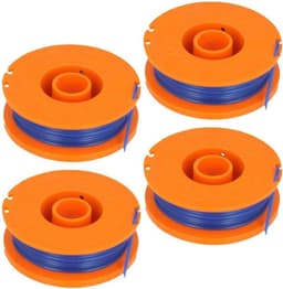 Grasmaaier Spoel - Trimmer Spoel Lijn - Gazon Onderhoud - Efficiënte Maai Prestaties - 4 Stuks - Oranje Blauw — thumbnail 1