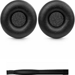 Set Oorkussens voor Sennheiser Koptelefoon - PX100 / PX200 series Oorkussen - PX100 / PX100-II / PX200 / PX200-II / PX80 / PXC150 / PXC200 / PXC250 / PXC300 - Kunstleer met Traagschuim - Zwart — thumbnail 3