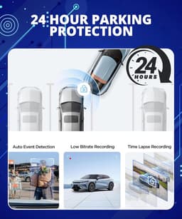 Thijox - A119 V3 Dashcam 2K, GPS, True HDR, 2560x1660P Quad HD+, Ultra Heldere Nachtvisie, 140 Graad Groothoek, Bewegingsdetectie, G-Sensor, Time Laps — thumbnail 3