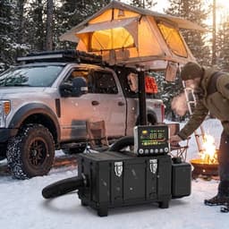 Dieselverwarming – Dieselkachel – Mobiele Verwarmer – Camperkachel – Vrachtwagenkachel – 8KW Vermogen – 5,2L Brandstoftank — thumbnail 2