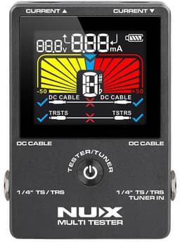 NUX NMT-1 Multi Tester 4-in-1 Kabeltester en Pedal Tuner Stemapparaat — thumbnail 1