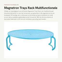Dailygoods- Magnetron Rek Multifunctioneel - Keukenrek Staand - Keukenrek Aanrecht — thumbnail 2