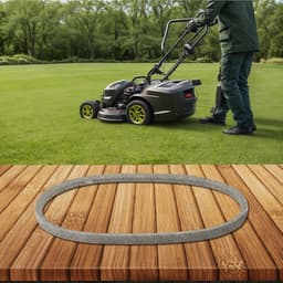 Aandrijfriem Grasmaaier - Reserveonderdeel Tuin - Maaidek Onderhoud - Duurzame Katoenvezel - 89 cm Buitenomtrek - Zwart — thumbnail 2