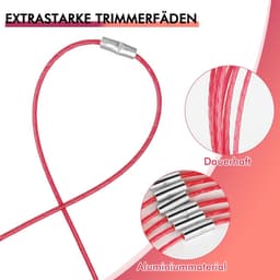 Omgoods - 32 Stuks Trimmerdraad voor Grasmaaier 26 cm Ø 2.4 mm — thumbnail 3