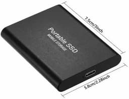 Externe SSD - Draagbare Opslag - Dagelijks Bestandsgebruik - Plug-and-play - 1 TB - Blauw — thumbnail 2