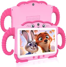 SnelShoppen - Tablet voor Kinderen 7 Inch - Android Kindertablet met WiFi, Bluetooth, Ouderlijk Toezicht, Voorgeïnstalleerde Software, Quad Core, 32GB — thumbnail 1