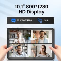 SnelShoppen - Android Tablet 10.1 Inch - 18GB RAM, 128GB ROM, 1TB Expand, 1280x800 IPS HD Touchscreen, 6000mAh Batterij, Bluetooth, Dual Camera, GMS, — thumbnail 5