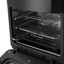 Heteluchtfriteuse Oven - Airfryer Fornuis - Gezonde Maaltijden Bereiden - Touchscreen Bediening - 15 Liter - Zwart — thumbnail 2