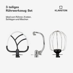 Keukenmachine Mixer - Bakmachine Deegmachine - Koken Bakken - Planetair Roersysteem - 5 Liter Kom - Zilver — thumbnail 3