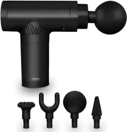 Massage Gun - Spierontspanner Percussie - Herstel Bevorderen - Diepe Weefsel Stimulatie - 0.61 kg - Zwart — thumbnail 4