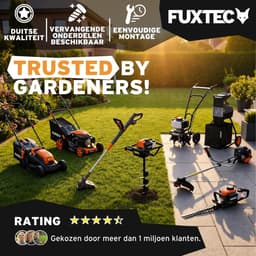 FUXTEC 40V accu-grasmaaier FX-E2RM51 - maaibreedte 51 cm - achterwielaandrijving - 3-in-1 maaisysteem - opvangbak van 50 l - zonder accu — thumbnail 5