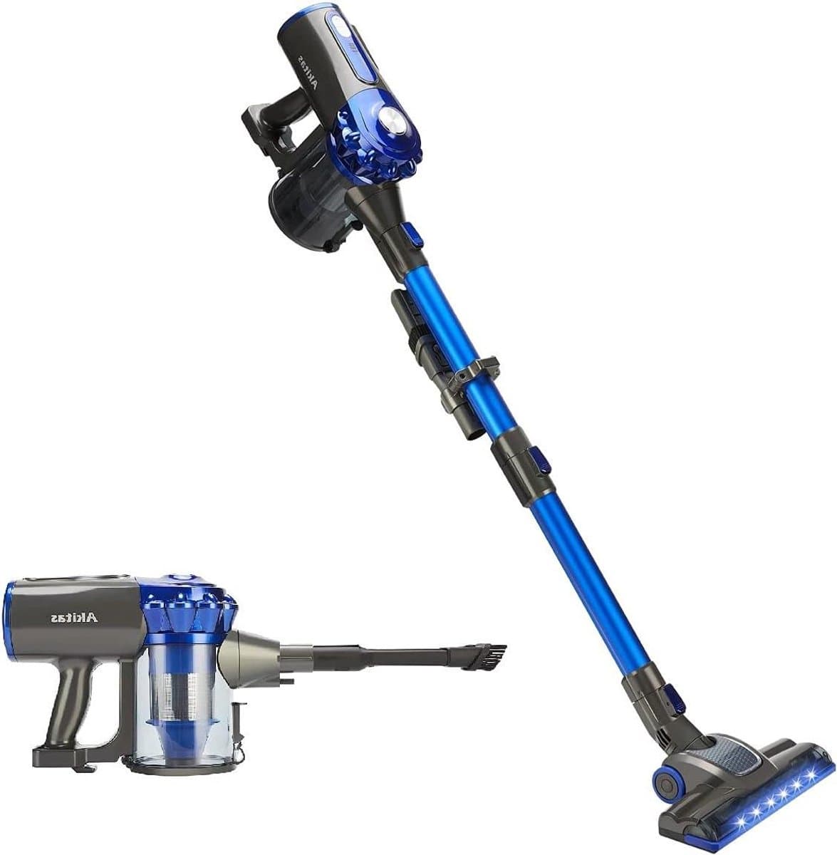 Draadloze Stofzuiger - Handsteelstofzuiger - Snel Huis Reinigen - 3-in-1 Functionaliteit - 222V - Blauw — afbeelding 1