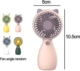 Kleine handventilator met USB-oplaadfunctie — thumbnail 3