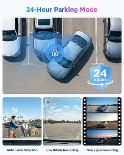 Auto Camera - Rijcamera Dashcam - Veilig rijden vastleggen - Hoge QHD resolutie - 140° groothoek - Zwart — thumbnail 3