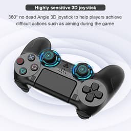 PS4 Draadloze Controller V2 - Geschikt voor PS4 - Zwart — thumbnail 3