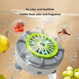 Efficiënte draagbare fruit- en groentewasmachines - Automatische wascentrifuge - Wassen van fruit, groenten, granen en vlees — thumbnail 4