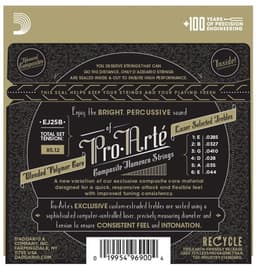 D'Addario EJ25B Flamenco Gitaarsnaren - Black Nylon — thumbnail 2