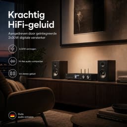 Imperial DABMAN i560 CD - Alles in één HiFi-systeem - CD speler - DAB+ / FM Radio - Internetradio - Bluetooth - Zwart — thumbnail 5