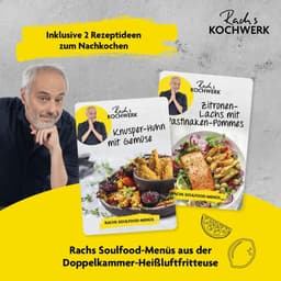 SnelShoppen - Heteluchtfriteuse met Dubbele Kamer 7L - Digitale Roestvrijstalen Airfryer met Touchscreen - 10 Voorgeprogrammeerde Kookprogramma's - Ve — thumbnail 4