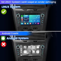 Junsun linux Draadloze CarPlay & Andriod Auto Autoradio Geschikt voor Opel Astra H, Corsa D, Vectra C, Combo, Zafira, Meriva, Vivaro, Tigra 2001-2013 - GPS - 7-inch Touchscreen - Stuurwielbediening - WiFi - RDS - Plug & Play — thumbnail 3
