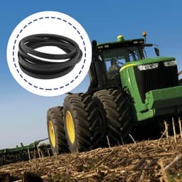 Aandrijfriem Vervangingsonderdeel 1/2" x 89" - Compatibel met John Deere - Scotts - Sabre - Grasmaaier - Gazontractor - Grasmaaierriem — thumbnail 2