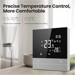 Slimme Thermostaat - Verwarming Regelaar - Comfort Verhoging - Weekprogramma Instelbaar - 16A - Wit — thumbnail 4