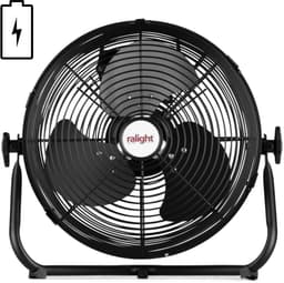 Vloerventilator ø30cm 12W 5200mHa accu zwart — thumbnail 1