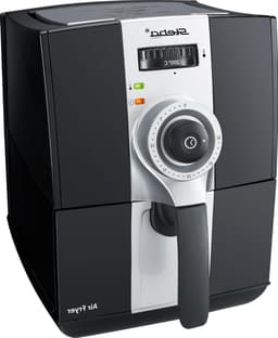 Heteluchtfriteuse - Airfryer Frituurpan - Gezond Frituren - Snelle Warmteverdeling - 2.0 Liter - Zwart Grijs — thumbnail 1