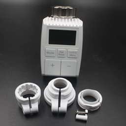 Slimme Radiator Thermostaat - Verwarming Controller - Energie Besparen - LCD Scherm - 6.5x6.5x18cm - Wit — thumbnail 3
