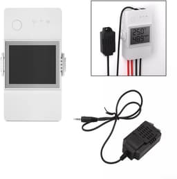 Slimme Schakelaar - Thermostaat Module - Klimaatbeheer - Real-time Monitoring - 12 x 7 x 4 cm - Wit — thumbnail 3