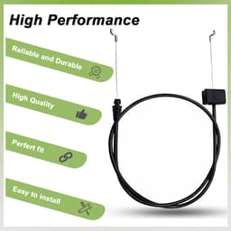 Dailygoods- Remkabel Vervanging 112-8818 - Remkabelset - Achterzakken - Grasmaaier - Onderdeelnummer - Compatibel met 50 modellen - Grasmaaieronderdeel — thumbnail 2